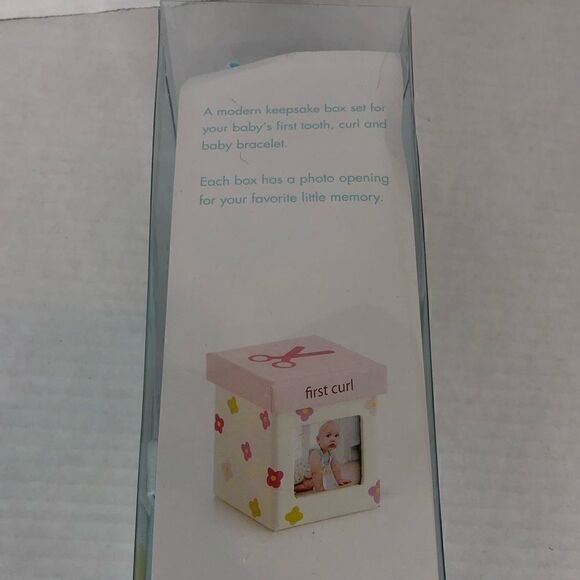3/$15 or 5/$20 NEW Pearhead little keepsake box set - Picture 3 of 8